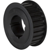 Timing belt pulley for taper bush section L-100